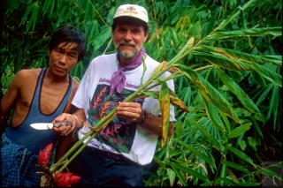 John Kress博士和他的姜科植物 John Kress 供图